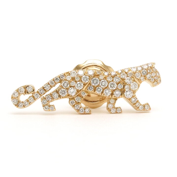 楽天市場】Cartier カルティエ パンテール ピンブローチ K18YG 750YG  