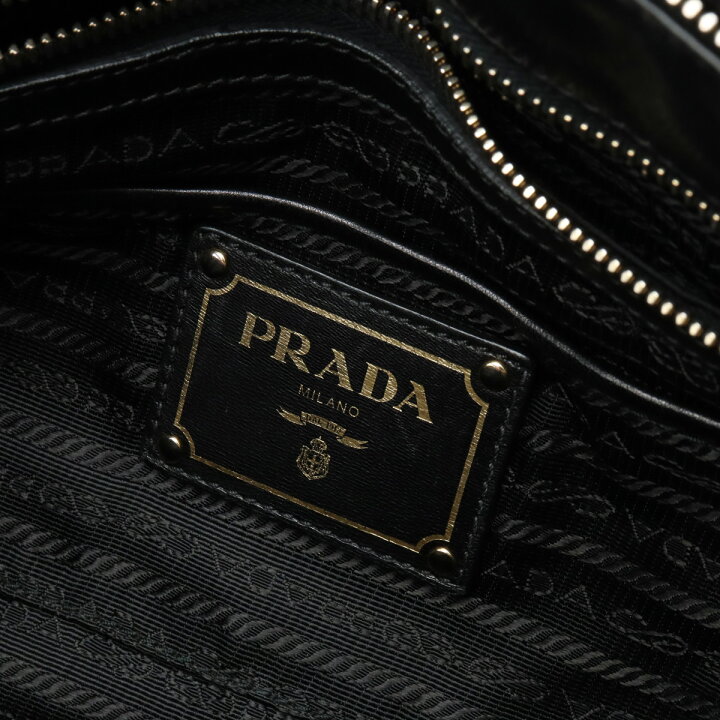 楽天市場】PRADA プラダ ギャザー トートバッグ ハンドバッグ 2WAY  