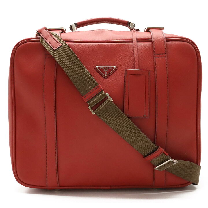 楽天市場】PRADA プラダ ソフトトランク トラベルバッグ 2WAY  