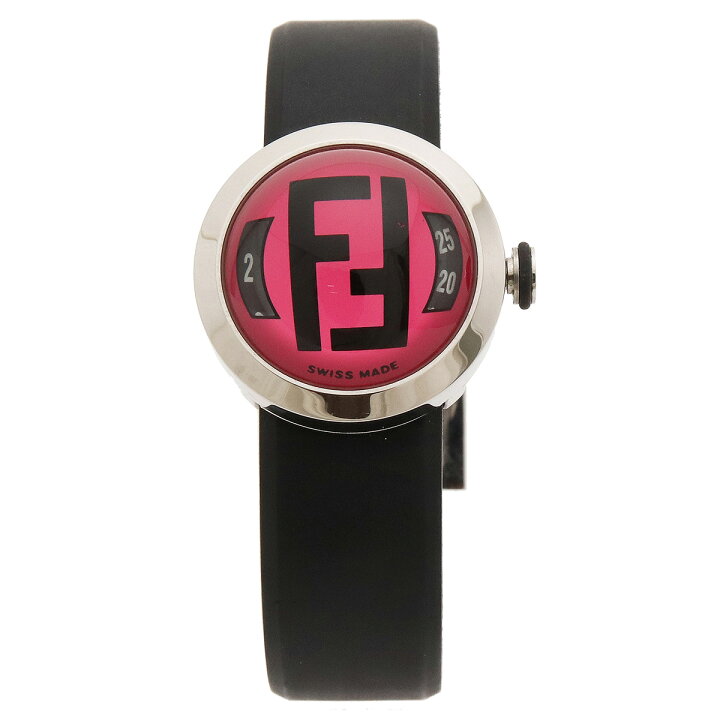 楽天市場】FENDI フェンディ ブースラ ピンク文字盤 SS ラバー 