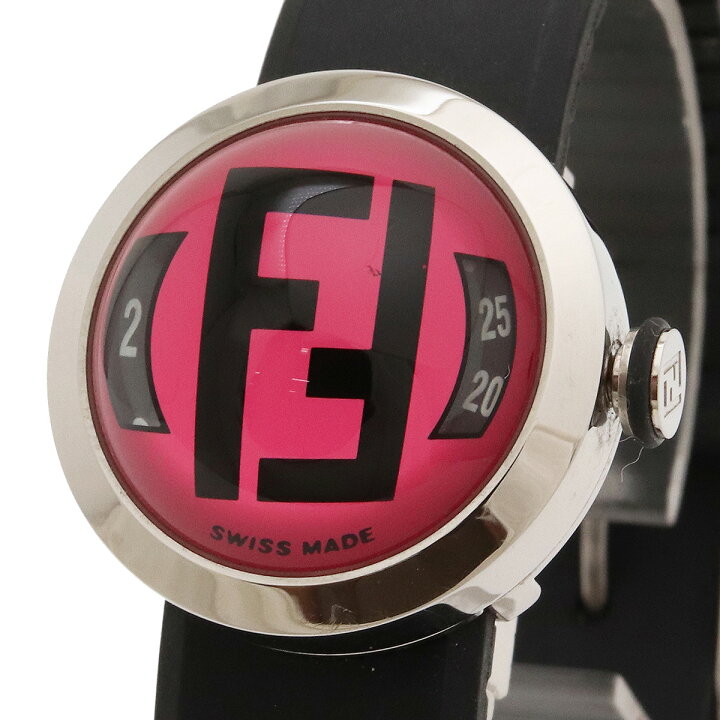楽天市場】【ウォッチ】FENDI フェンディ ブースラ ピンク文字盤 SS 