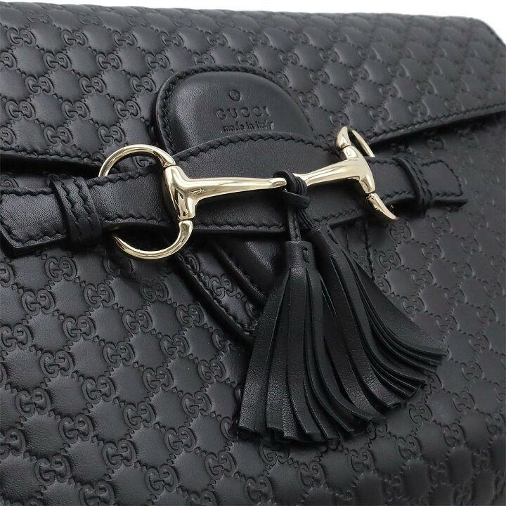 楽天市場】GUCCI グッチ マイクログッチシマ エミリー ミディアム 