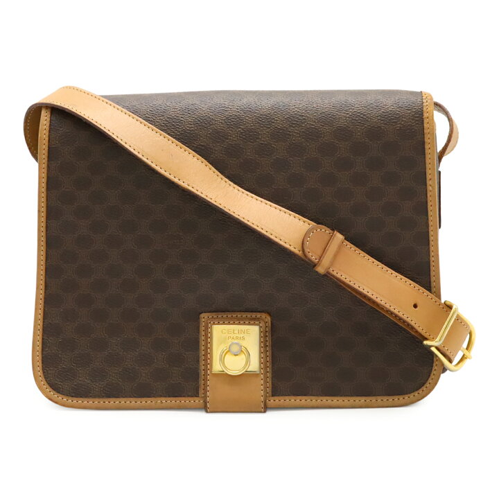 楽天市場】CELINE セリーヌ マカダム柄 ショルダーバッグ 斜め掛け  