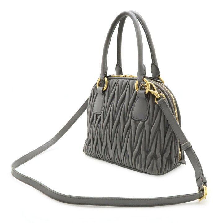 楽天市場】Miu Miu ミュウ ミュウ ミュウミュウ マテラッセ ギャザー  