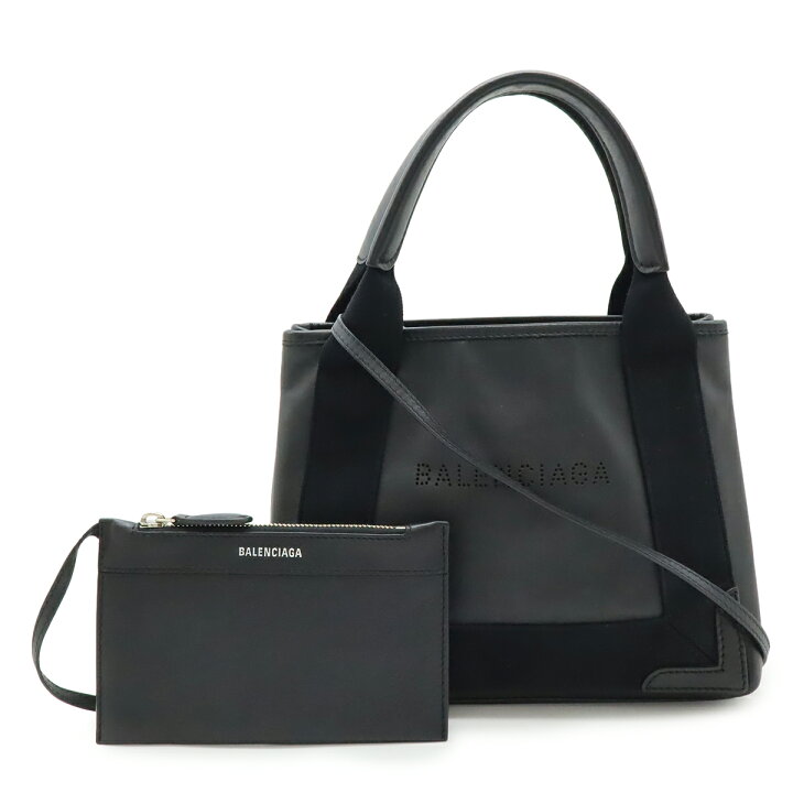 楽天市場】BALENCIAGA バレンシアガ ネイビーカバス XS トートバッグ 
