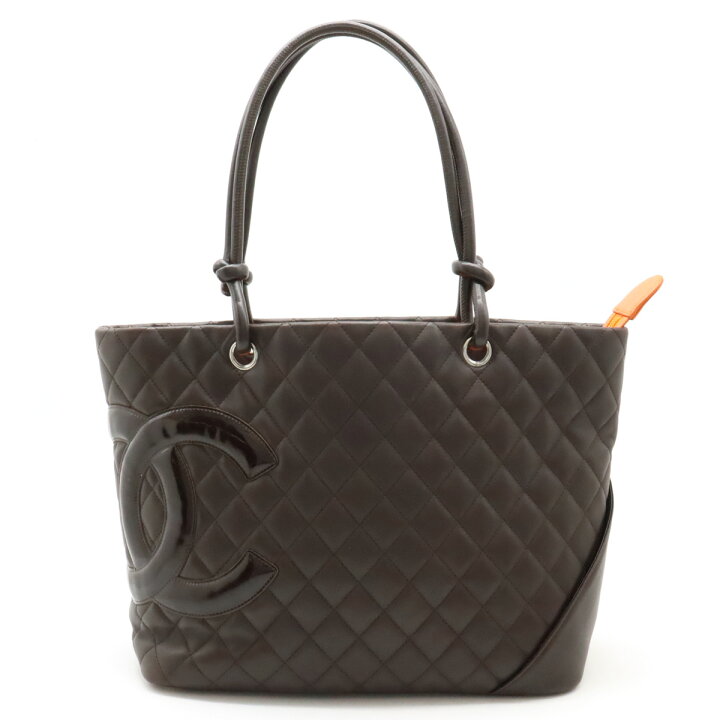 楽天市場】CHANEL シャネル カンボンライン ココマーク ラージトート  
