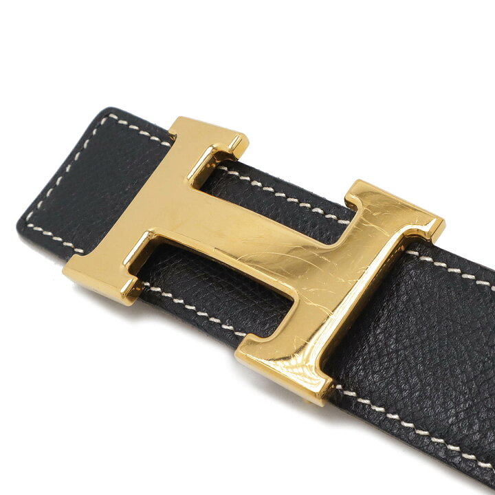 楽天市場】HERMES エルメス コンスタンス Hベルト リバーシブル レザー  