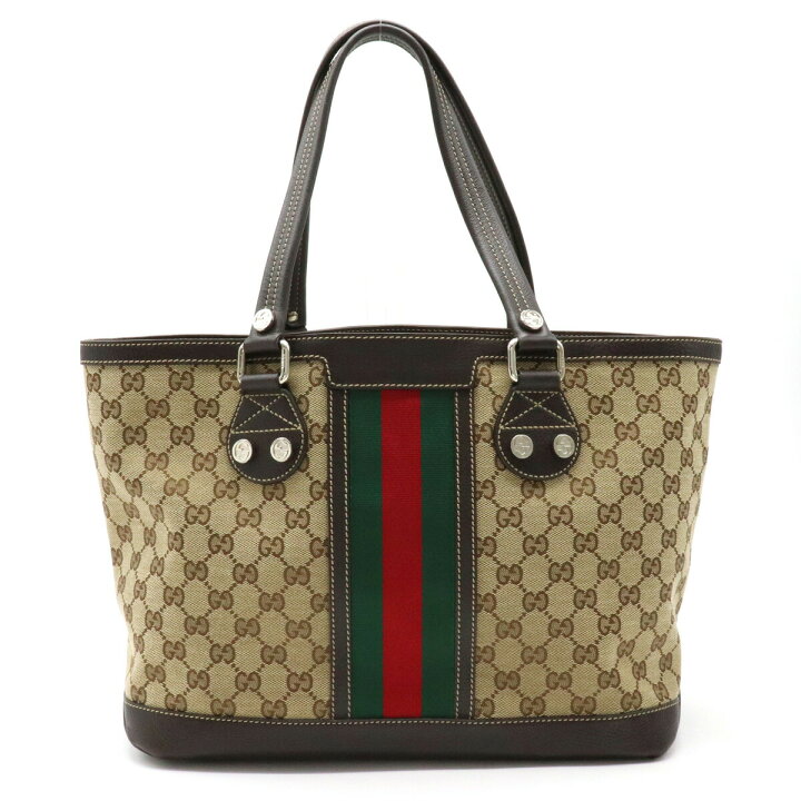 楽天市場】【バッグ】GUCCI グッチ GGキャンバス シェリーライン 