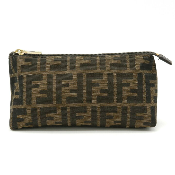楽天市場】【バッグ】FENDI フェンディ ズッカ柄 ポーチ 化粧ポーチ  