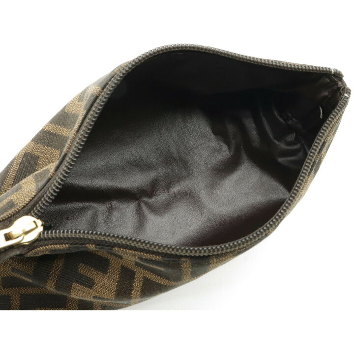 楽天市場】【バッグ】FENDI フェンディ ズッカ柄 ポーチ 化粧ポーチ  