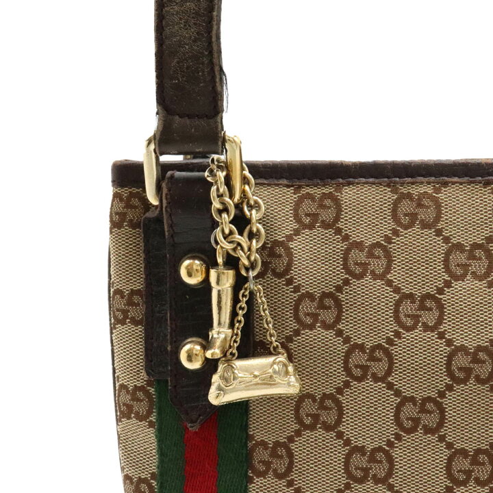 楽天市場】【バッグ】GUCCI グッチ GGキャンバス シェリーライン  