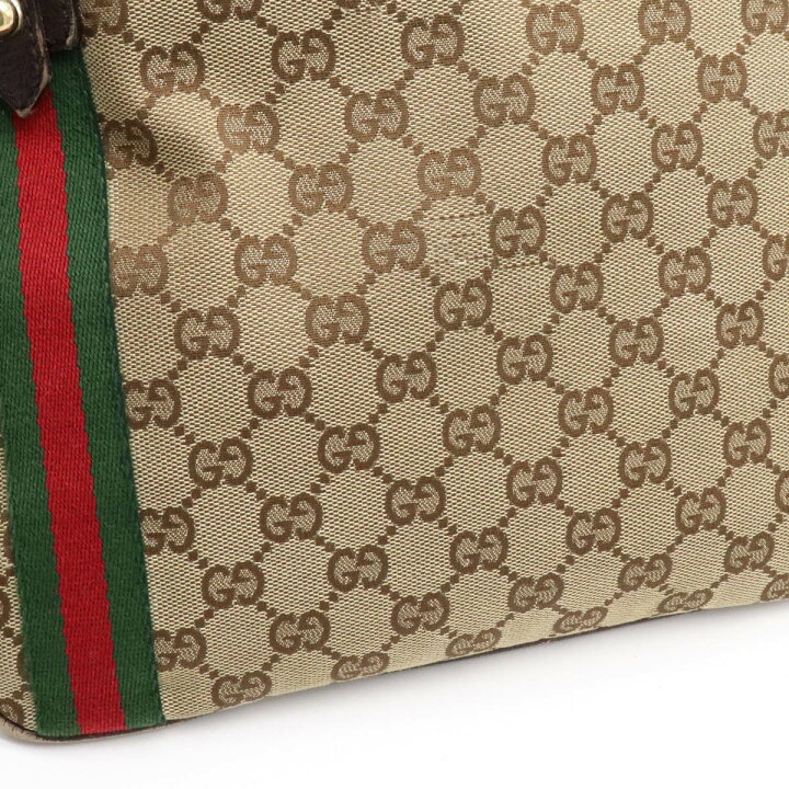 楽天市場】【バッグ】GUCCI グッチ GGキャンバス シェリーライン  