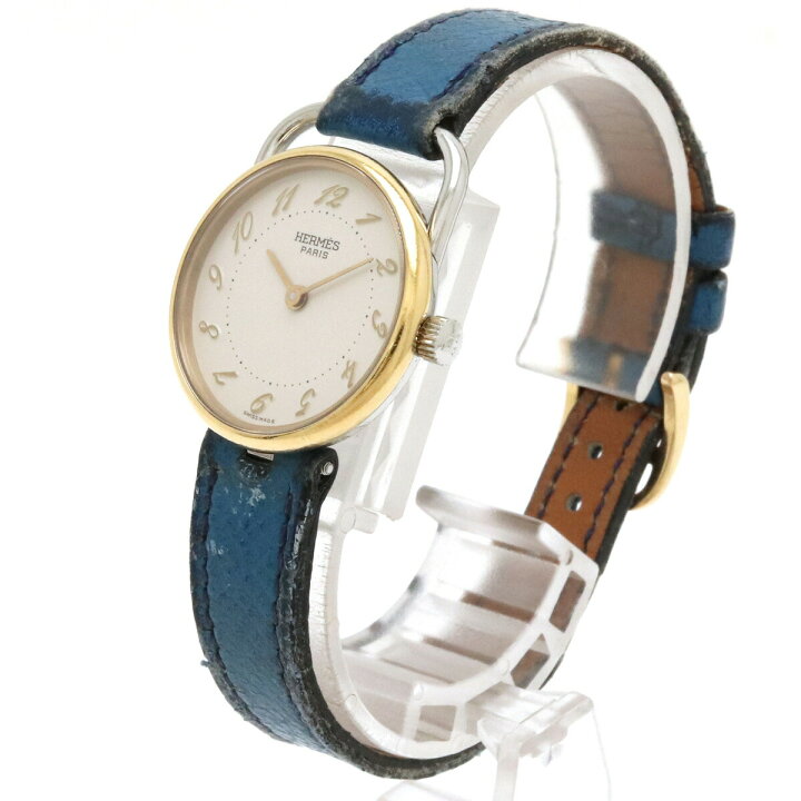 楽天市場】【ウォッチ】HERMES エルメス アルソー シルバー文字盤 SS  