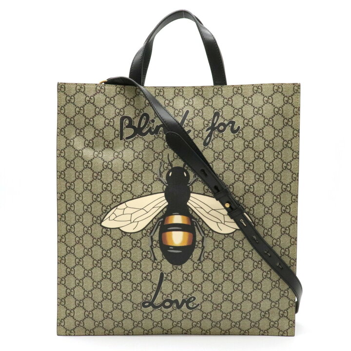 楽天市場】【バッグ】GUCCI グッチ GGスプリーム ビー 蜂 ハチ 25 