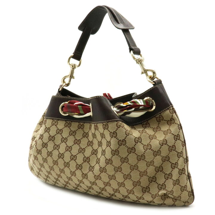 楽天市場】【バッグ】GUCCI グッチ GGキャンバス スカーフ付 ワン 