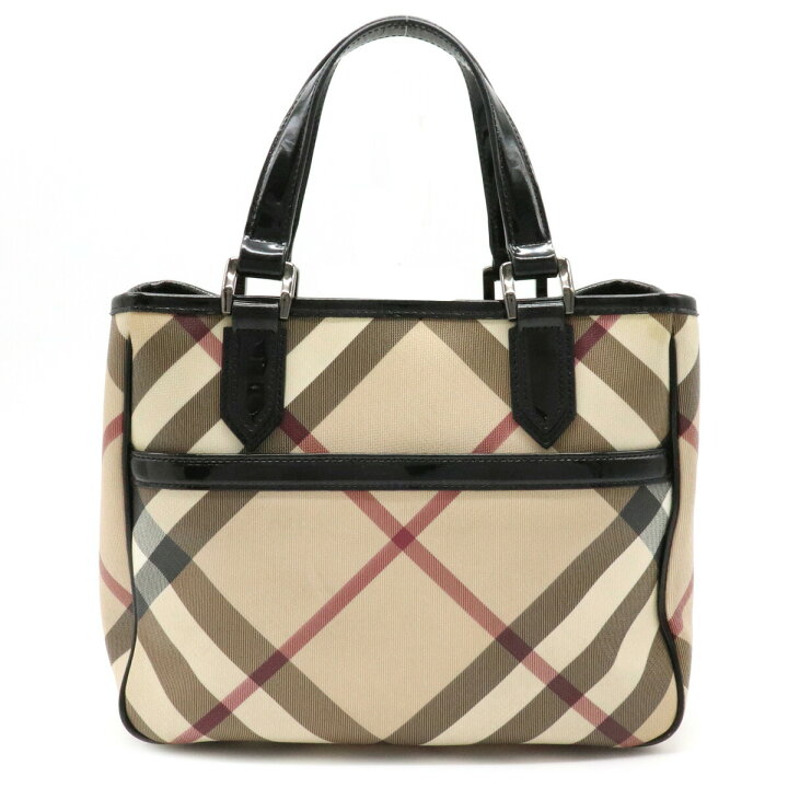 楽天市場】【バッグ】BURBERRY バーバリー チェック柄 ハンドバッグ 