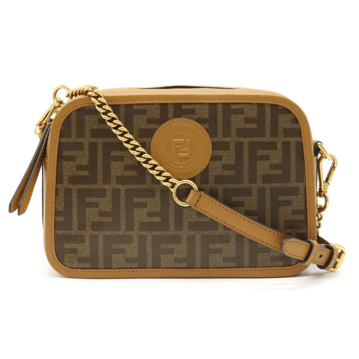 FENDI フェンディ ズッカ柄 8BT099 キャンバス（帆布） ショルダー  