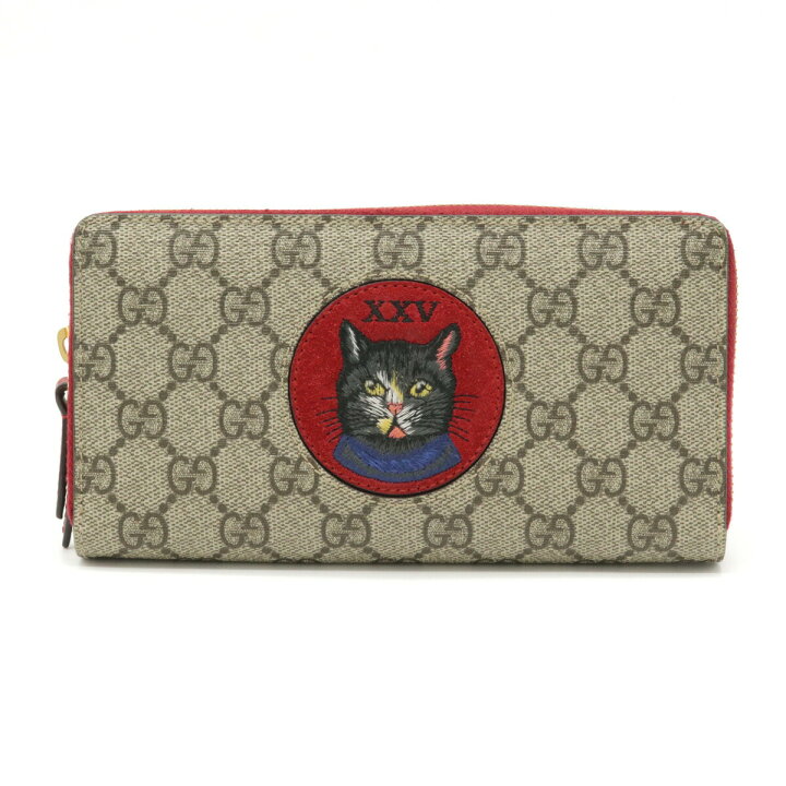 楽天市場】【財布】GUCCI グッチ GGスプリーム ミスティックキャット  