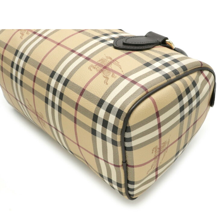 楽天市場】【バッグ】BURBERRY バーバリー ミニボストンバッグ 