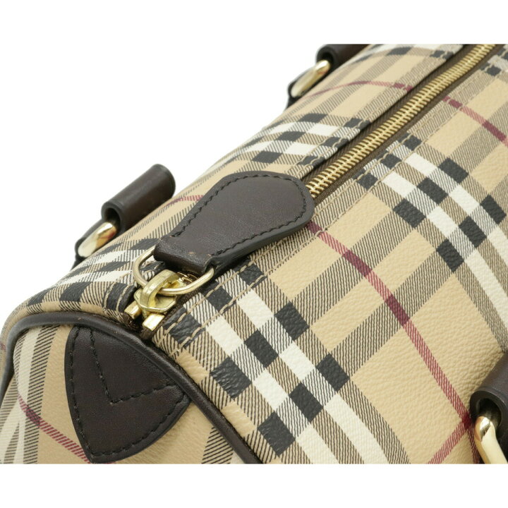 楽天市場】【バッグ】BURBERRY バーバリー ミニボストンバッグ 
