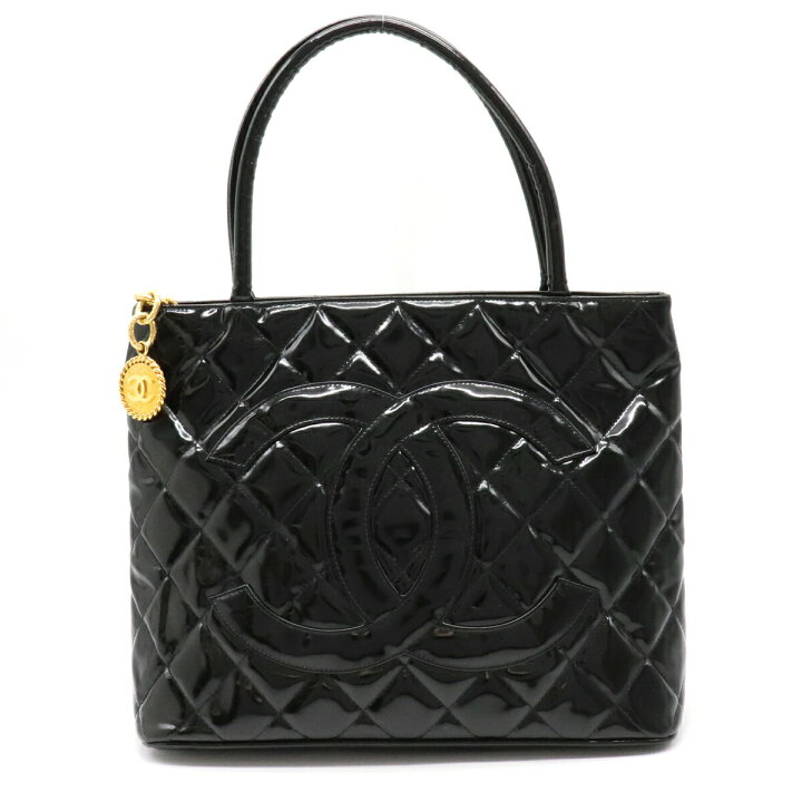 楽天市場】【バッグ】CHANEL シャネル マトラッセ エナメル 復刻トート 