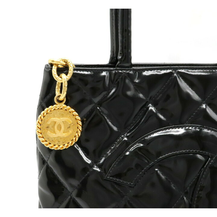 楽天市場】【バッグ】CHANEL シャネル マトラッセ エナメル 復刻トート 