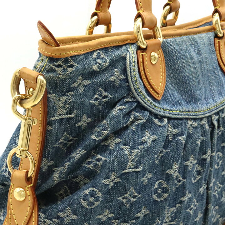 LOUIS VUITTON ルイ ヴィトン モノグラムデニム ネオカヴィGM トート  