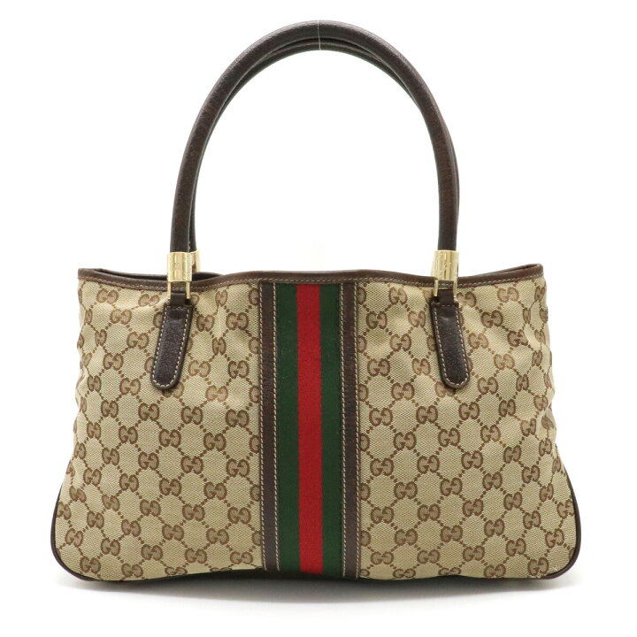 楽天市場】【バッグ】GUCCI グッチ GGキャンバス シェリーライン 