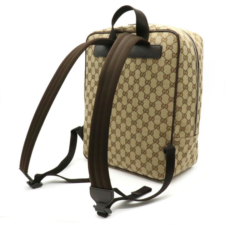 楽天市場】【バッグ】GUCCI グッチ GGキャンバス リュックサック 