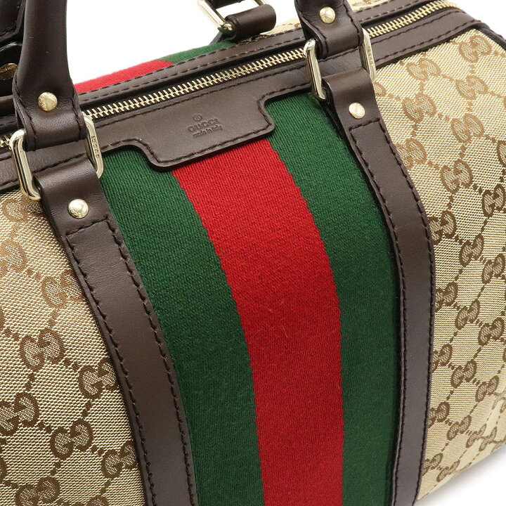 楽天市場】【バッグ】GUCCI グッチ GGキャンバス シェリーライン  