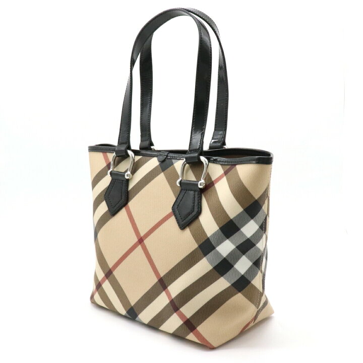 楽天市場】【バッグ】BURBERRY バーバリー ノバチェック ハンドバッグ 