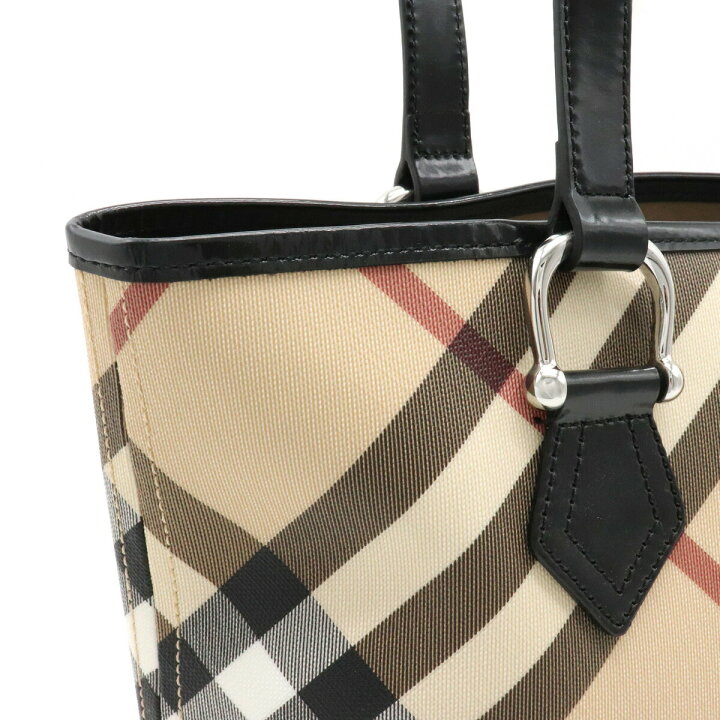 楽天市場】【バッグ】BURBERRY バーバリー ノバチェック ハンドバッグ 