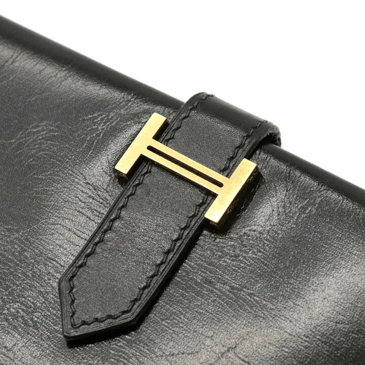 楽天市場】【財布】HERMES エルメス ベアン クラシック 2つ折長財布 二  