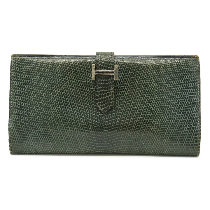 楽天市場】【財布】HERMES エルメス ベアン クラシック 2つ折り長財布  