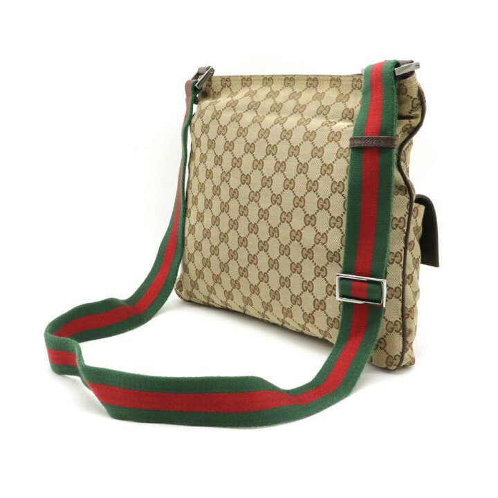 楽天市場】【バッグ】GUCCI グッチ GGキャンバス シェリーライン 