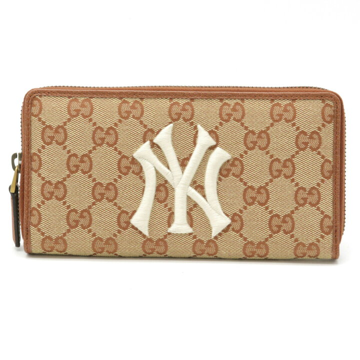 楽天市場】【財布】GUCCI グッチ GGキャンバス NYヤンキースモデル MLB 