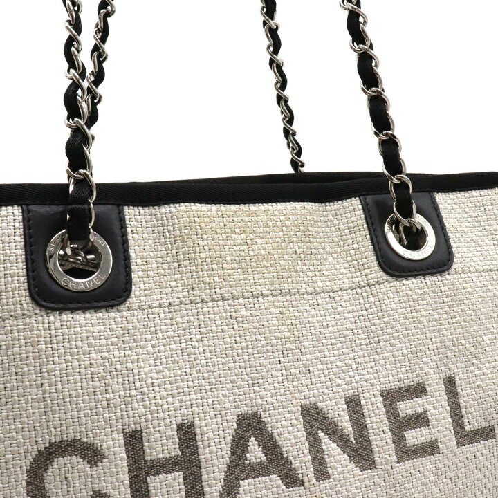 楽天市場】【バッグ】CHANEL シャネル ドーヴィルライン ミディアム 