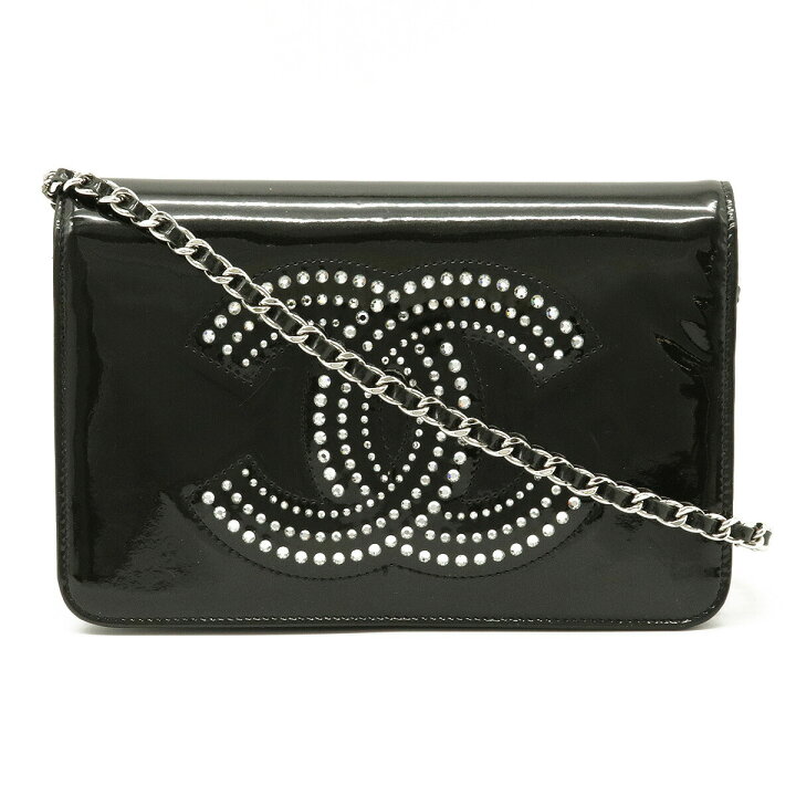 楽天市場】【財布】CHANEL シャネル ストラスCC ココマーク チェーン 