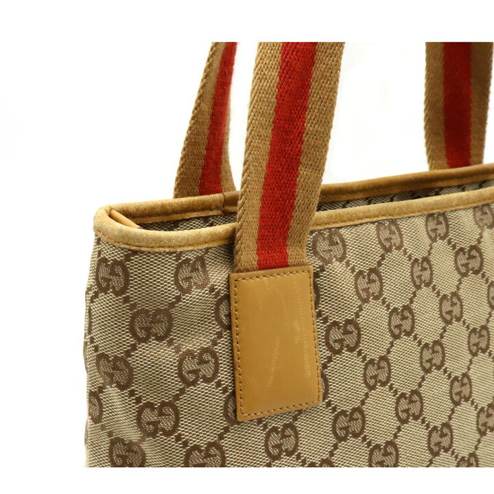 楽天市場】【バッグ】GUCCI グッチ GGキャンバス シェリーライン 