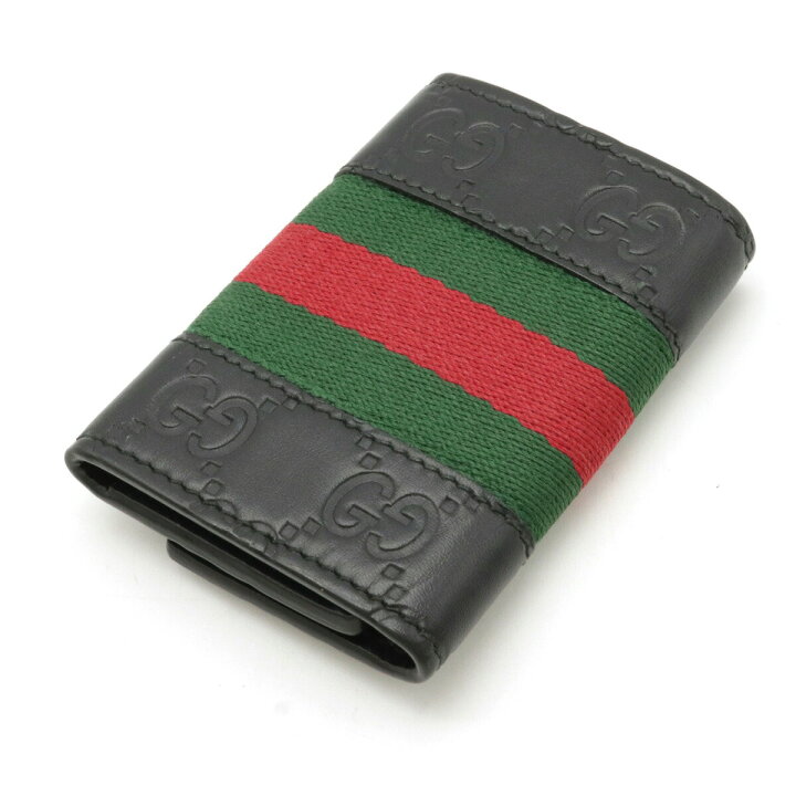 楽天市場】GUCCI グッチ グッチシマ シェリーライン 6連キーケース  