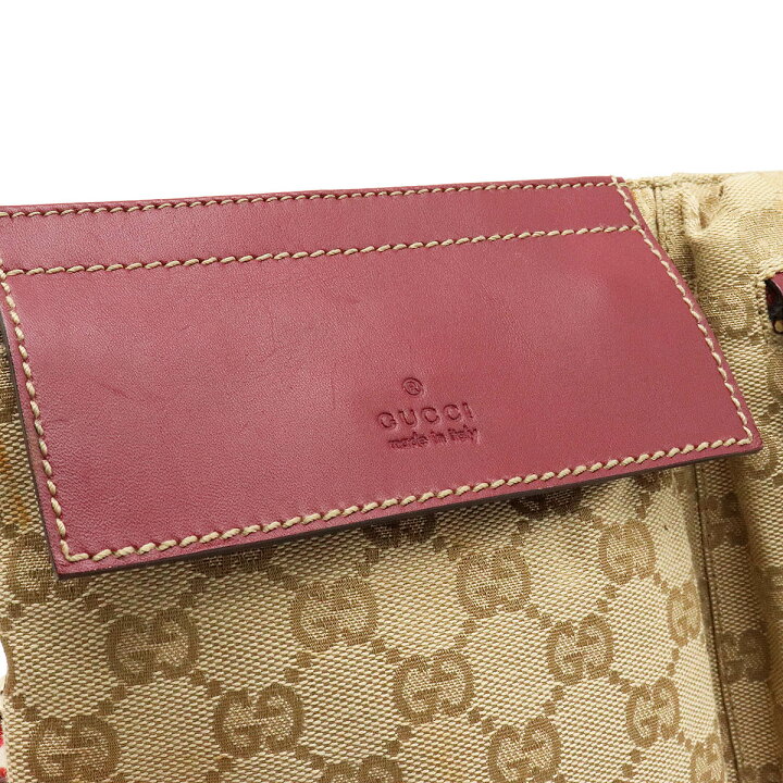 楽天市場】【バッグ】GUCCI グッチ GGキャンバス シェリーライン 