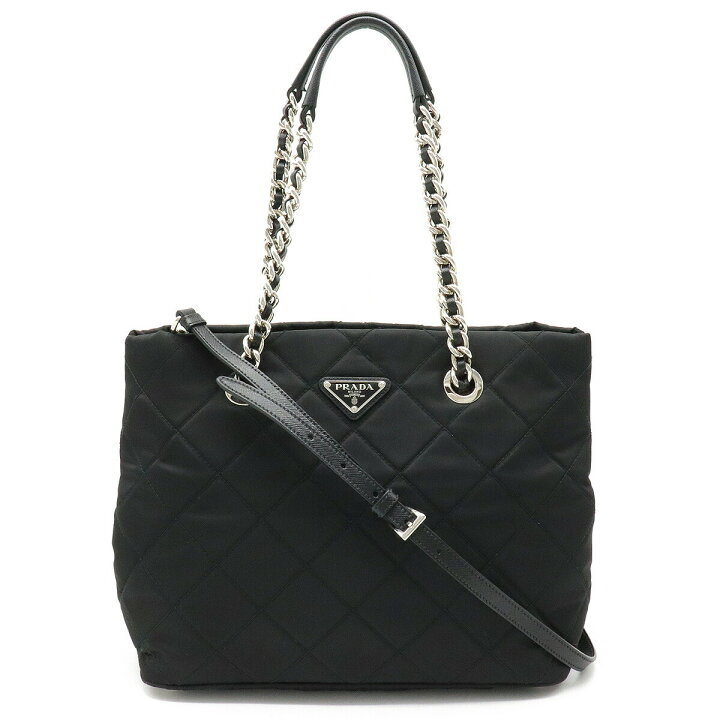 楽天市場】【バッグ】PRADA プラダ キルティング トートバッグ  