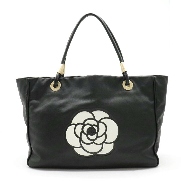 楽天市場】【バッグ】CHANEL シャネル カメリア ロゴ トートバッグ 