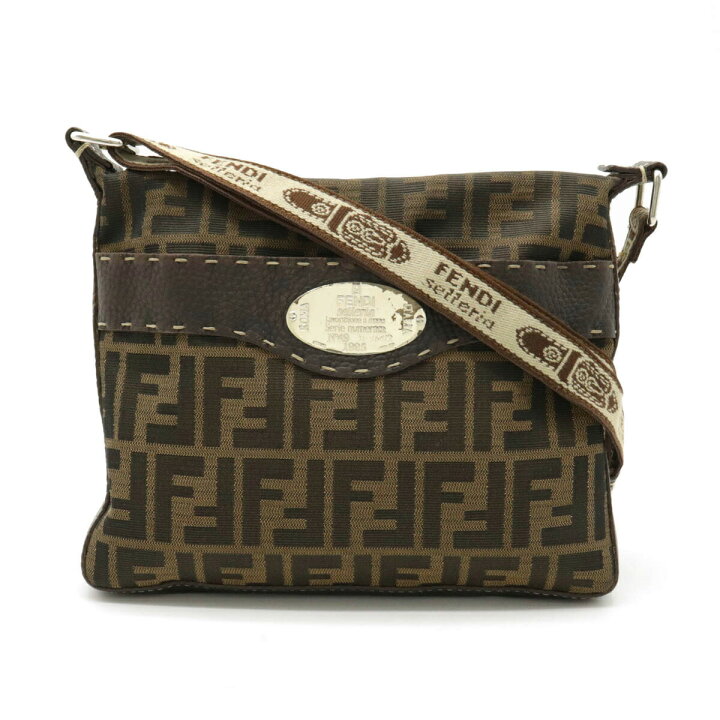 楽天市場】【バッグ】FENDI フェンディ セレリア ズッカ柄 ショルダー  
