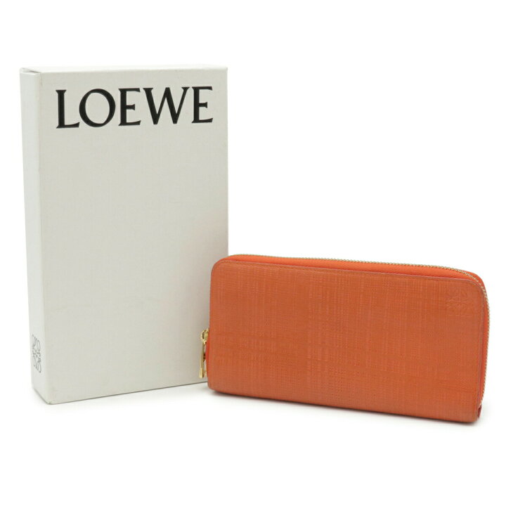 楽天市場】【財布】LOEWE ロエベ リネン 網目模様 ラウンドファスナー 