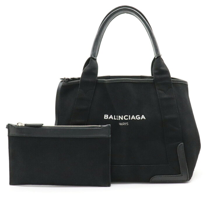 楽天市場】【バッグ】BALENCIAGA バレンシアガ ネイビーカバ S ロゴ 