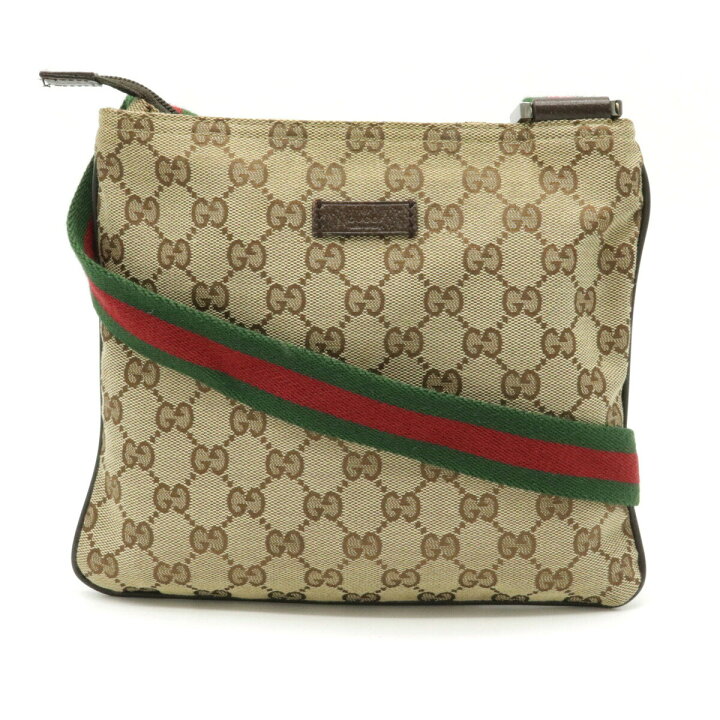 楽天市場】【バッグ】GUCCI グッチ GGキャンバス シェリーライン 