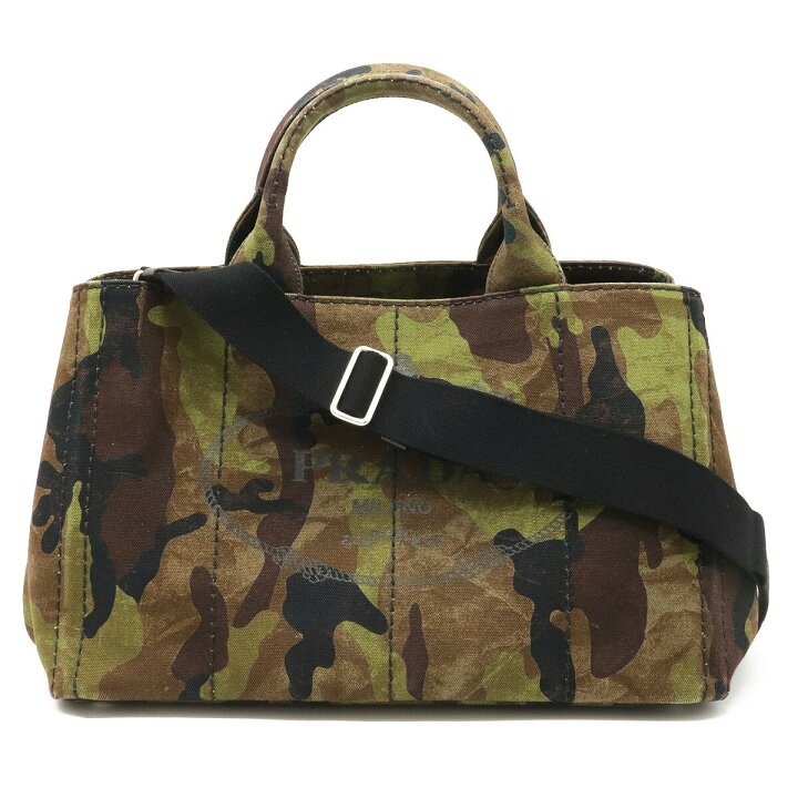 楽天市場】【バッグ】PRADA プラダ CANAPA CAMOUFLA カナパ トート  