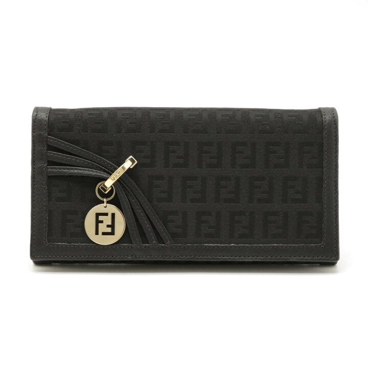 楽天市場】【財布】FENDI フェンディ ズッキーノ 2つ折長財布 二つ折り 