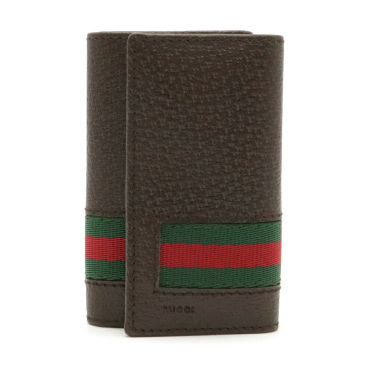 楽天市場】GUCCI グッチ シェリーライン 6連キーケース レザー ダーク 